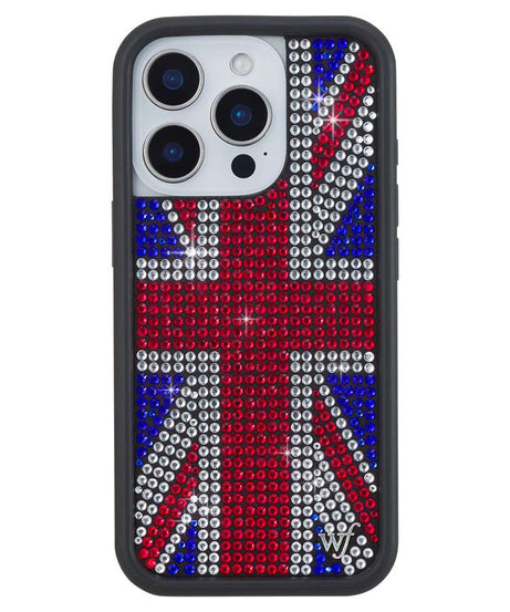Rhinestone Union Jack iPhone Case