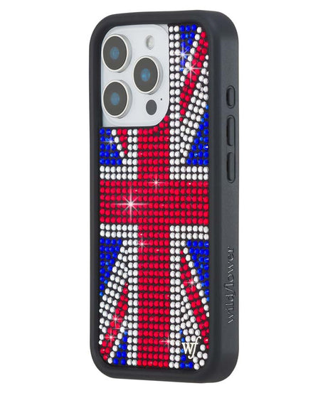 Rhinestone Union Jack iPhone Case