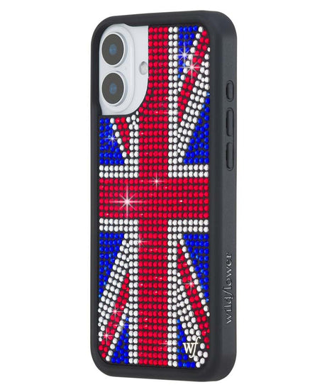 Rhinestone Union Jack iPhone Case