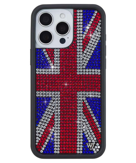 Rhinestone Union Jack iPhone Case
