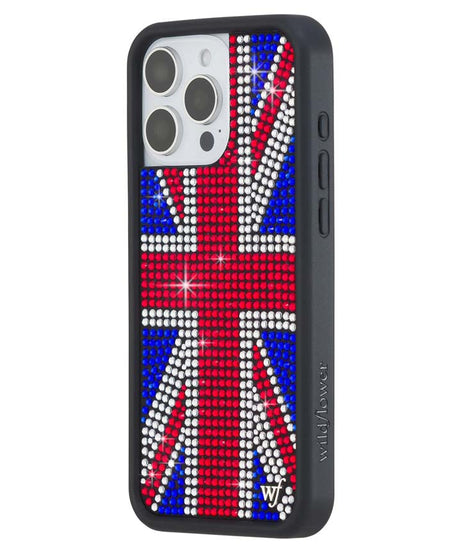 Rhinestone Union Jack iPhone Case