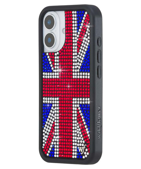 Rhinestone Union Jack iPhone Case