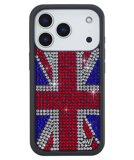 Rhinestone Union Jack iPhone Case