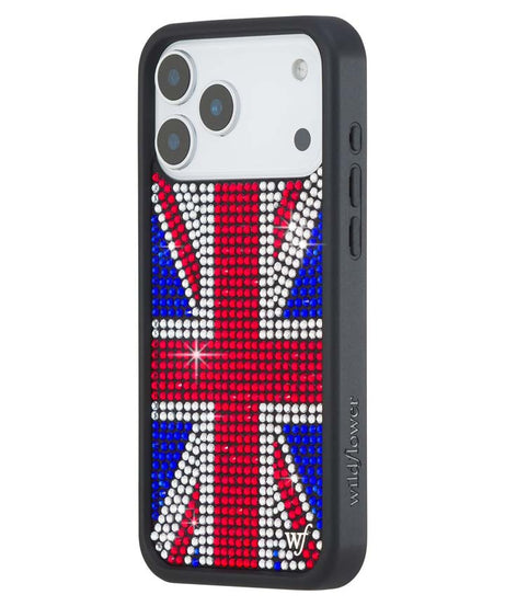 Rhinestone Union Jack iPhone Case