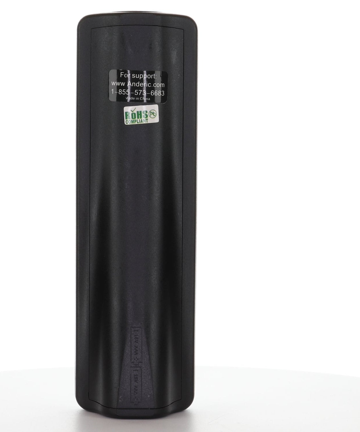Anderic RR1002 Hospitality 1-Device Standard TV Universal Remote Control with Membrane Surface / Water Resistant