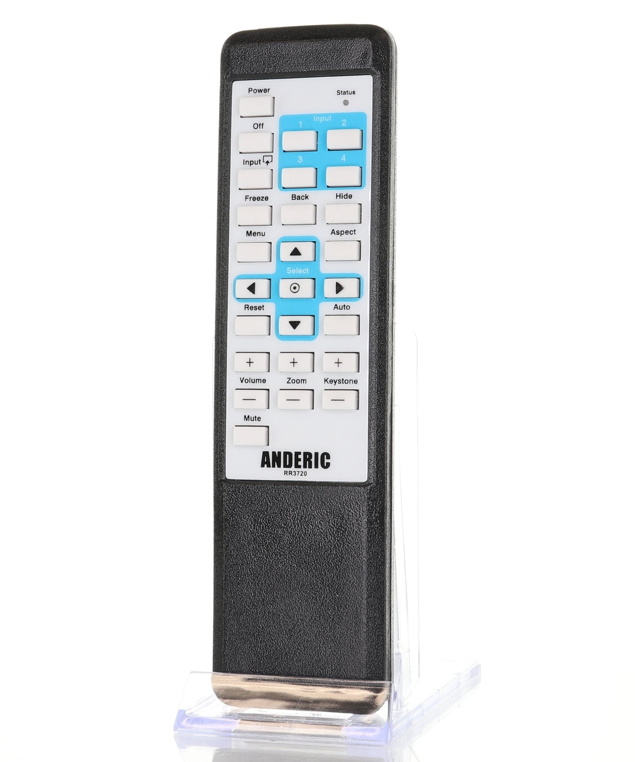 Anderic RR3720 Universal Projector Remote Control with Learning for Canon, Epson, Hitachi, Optoma, and more - RR3720
