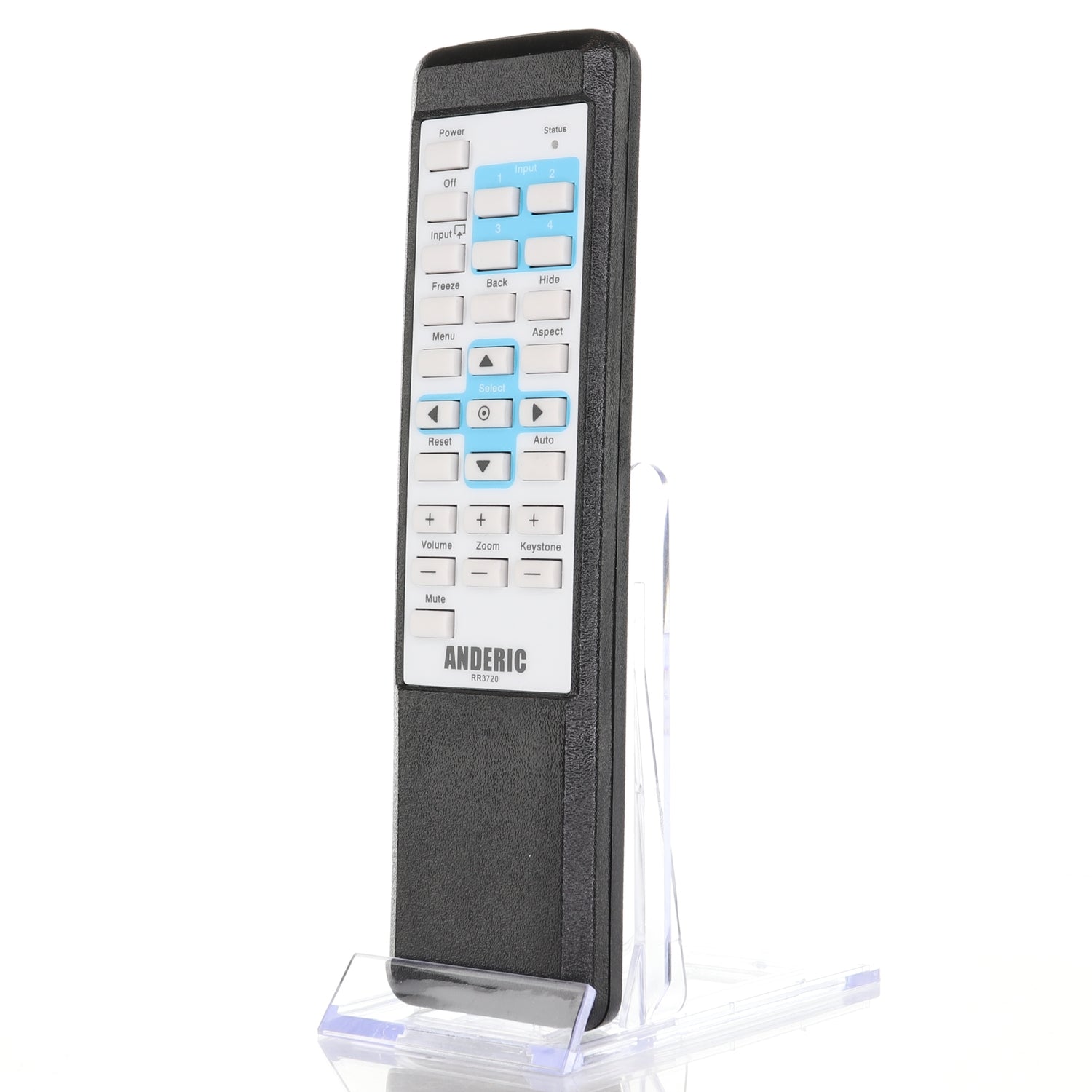 Anderic RR3720 Universal Projector Remote Control with Learning for Canon, Epson, Hitachi, Optoma, and more - RR3720