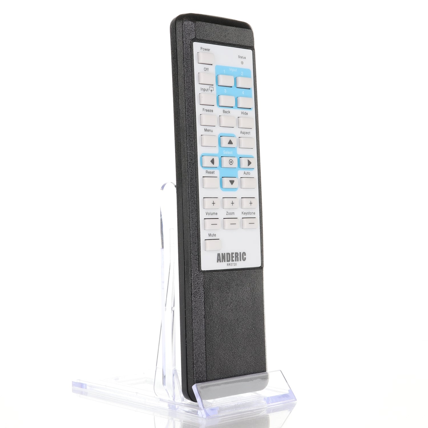Anderic RR3720 Universal Projector Remote Control with Learning for Canon, Epson, Hitachi, Optoma, and more - RR3720