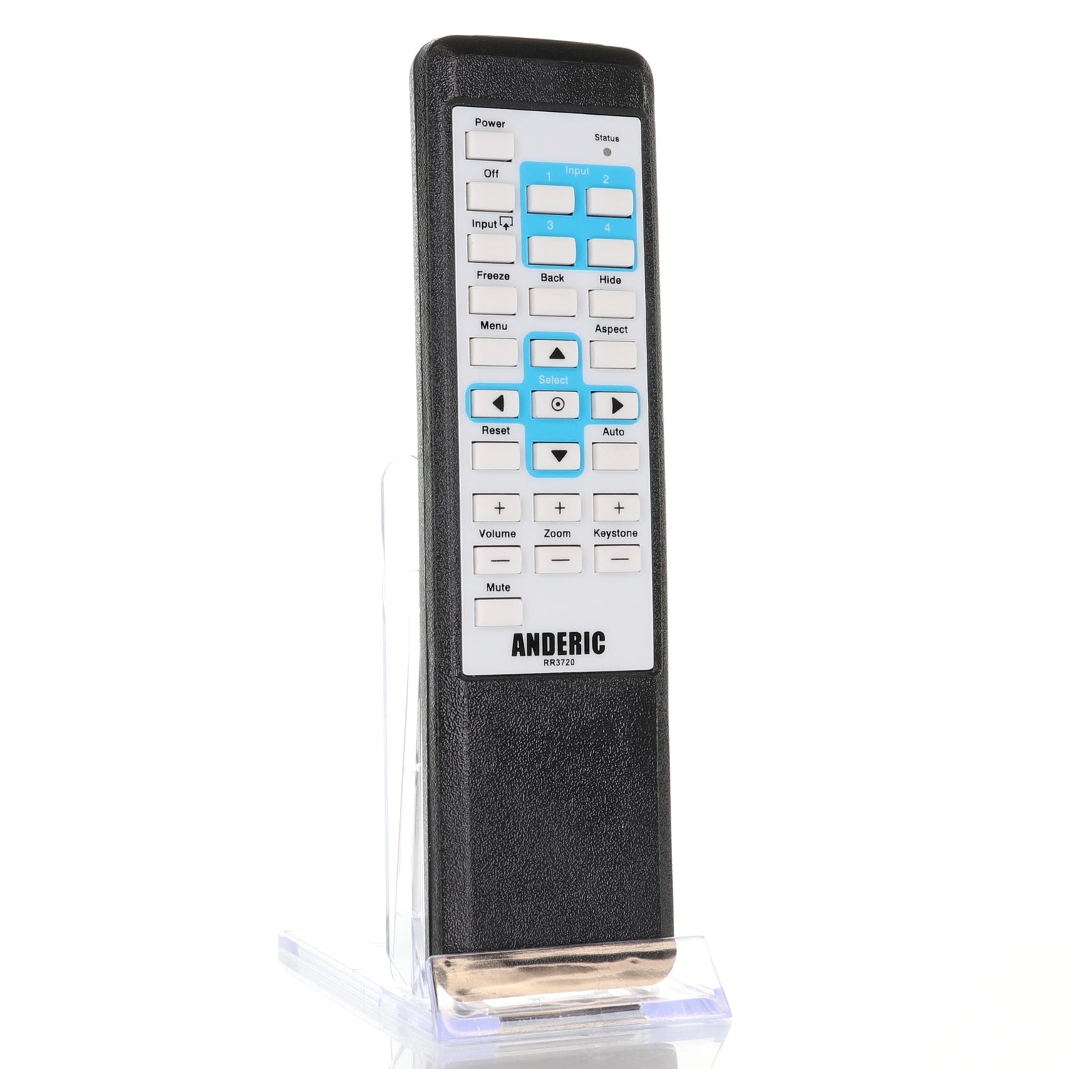 Anderic RR3720 Universal Projector Remote Control with Learning for Canon, Epson, Hitachi, Optoma, and more - RR3720