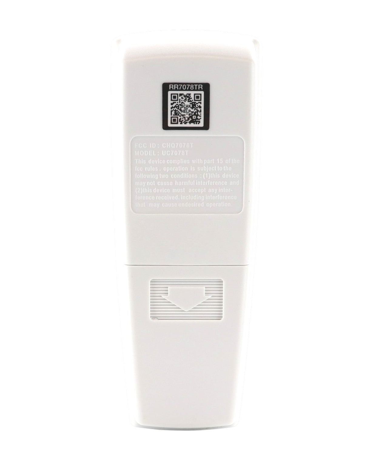 Anderic UC7078T with Reverse Ceiling Fan Remote Control for Hampton Bay | HD6 | UC7078T | CHQ7078T - RR7078TR