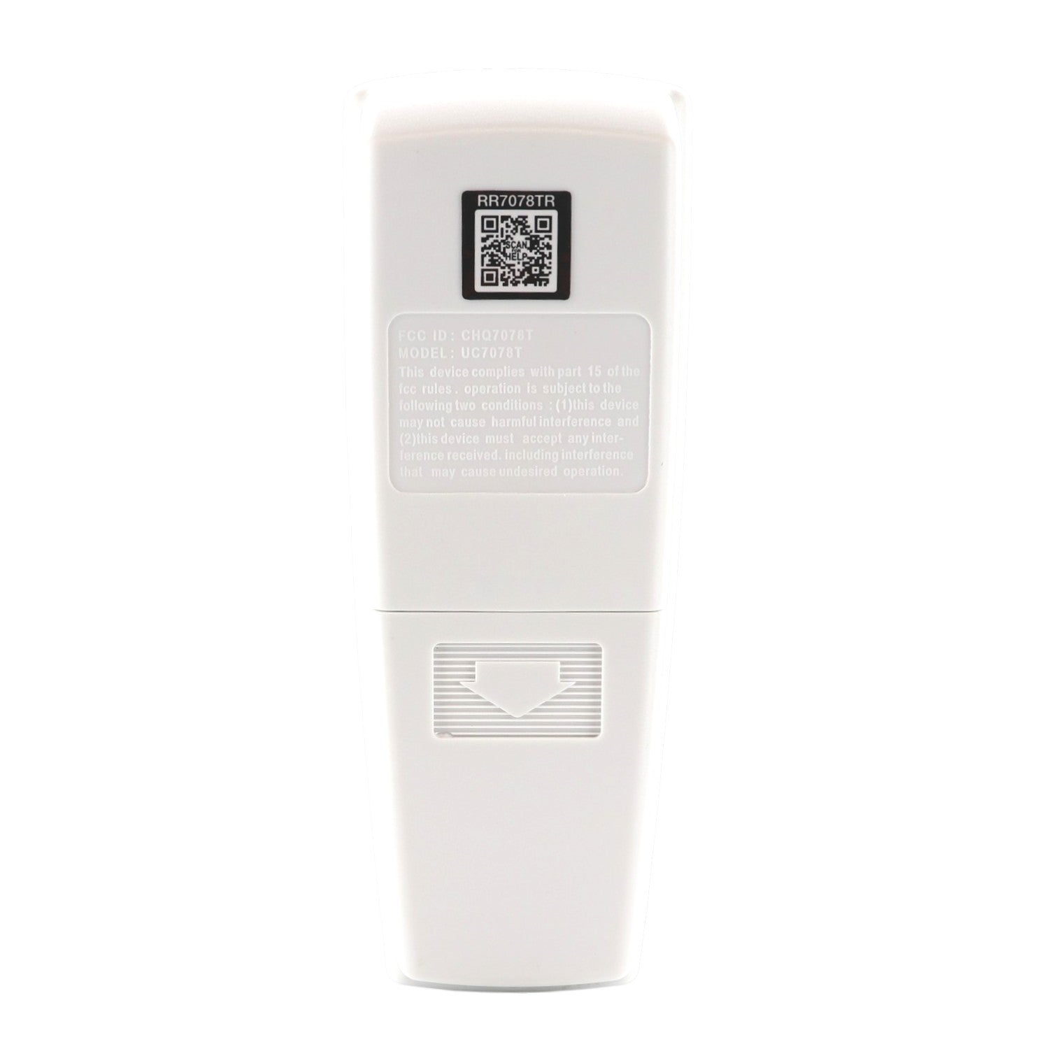 Anderic UC7078T with Reverse Ceiling Fan Remote Control for Hampton Bay | HD6 | UC7078T | CHQ7078T - RR7078TR