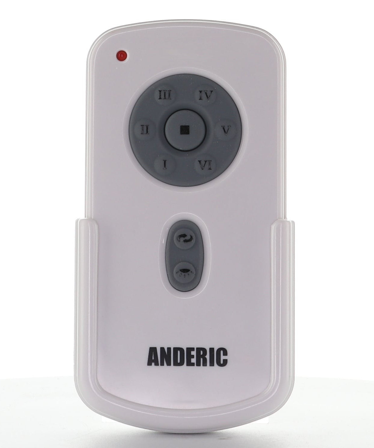 Anderic Substitute for Fanimation TW30WH / UC9787T WIRED Ceiling Fan Wall Plate Remote Control | 6-Speed DC| CHQ9053T [RR787T]