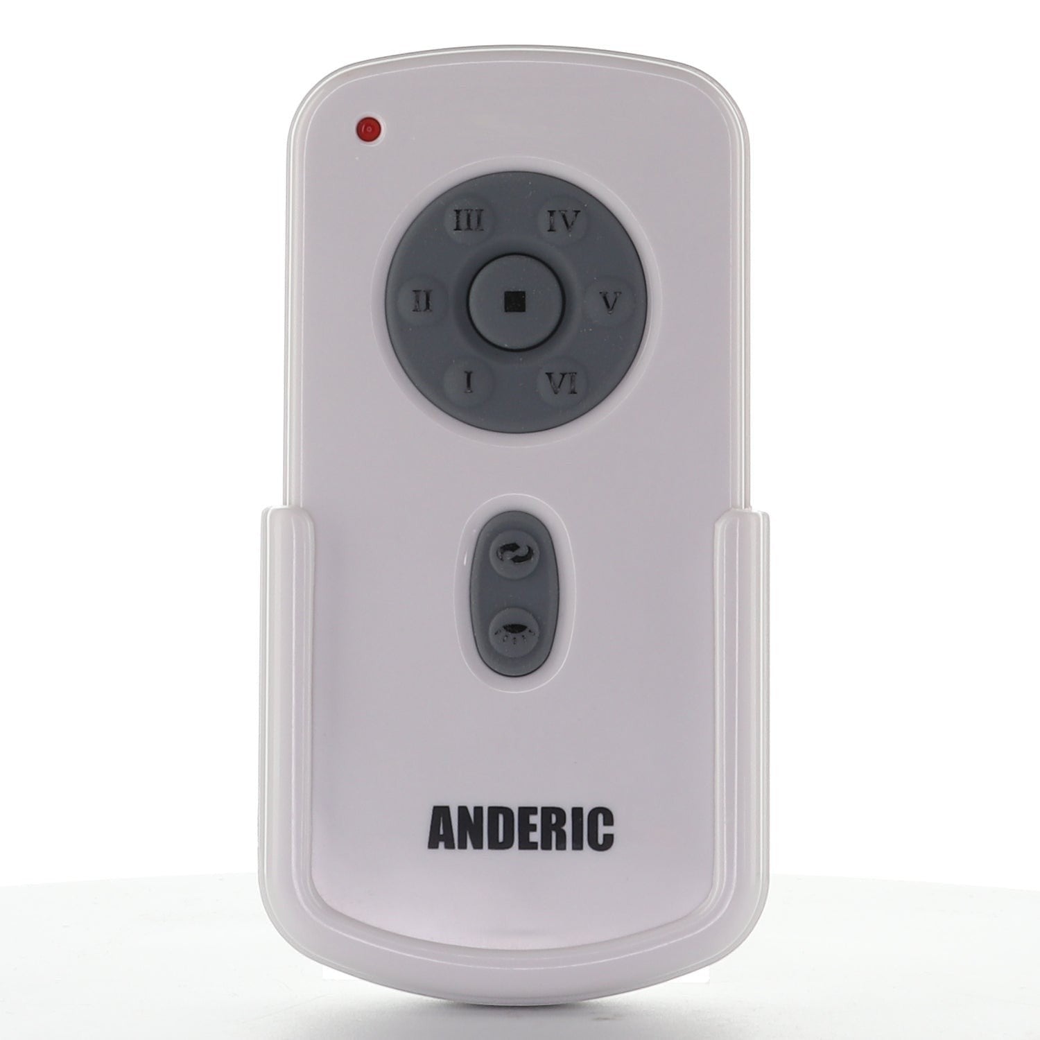 Anderic Substitute for Fanimation TW30WH / UC9787T WIRED Ceiling Fan Wall Plate Remote Control | 6-Speed DC| CHQ9053T [RR787T]