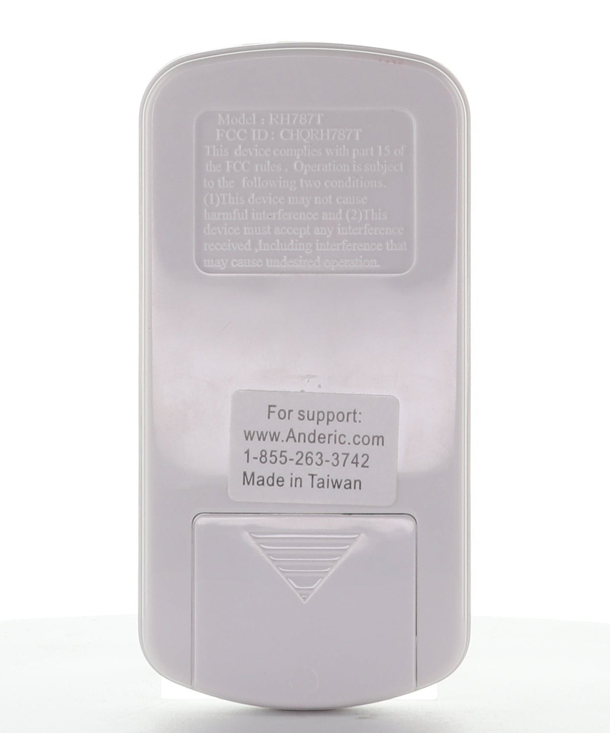 Anderic Substitute for Fanimation TW30WH / UC9787T WIRED Ceiling Fan Wall Plate Remote Control | 6-Speed DC| CHQ9053T [RR787T]