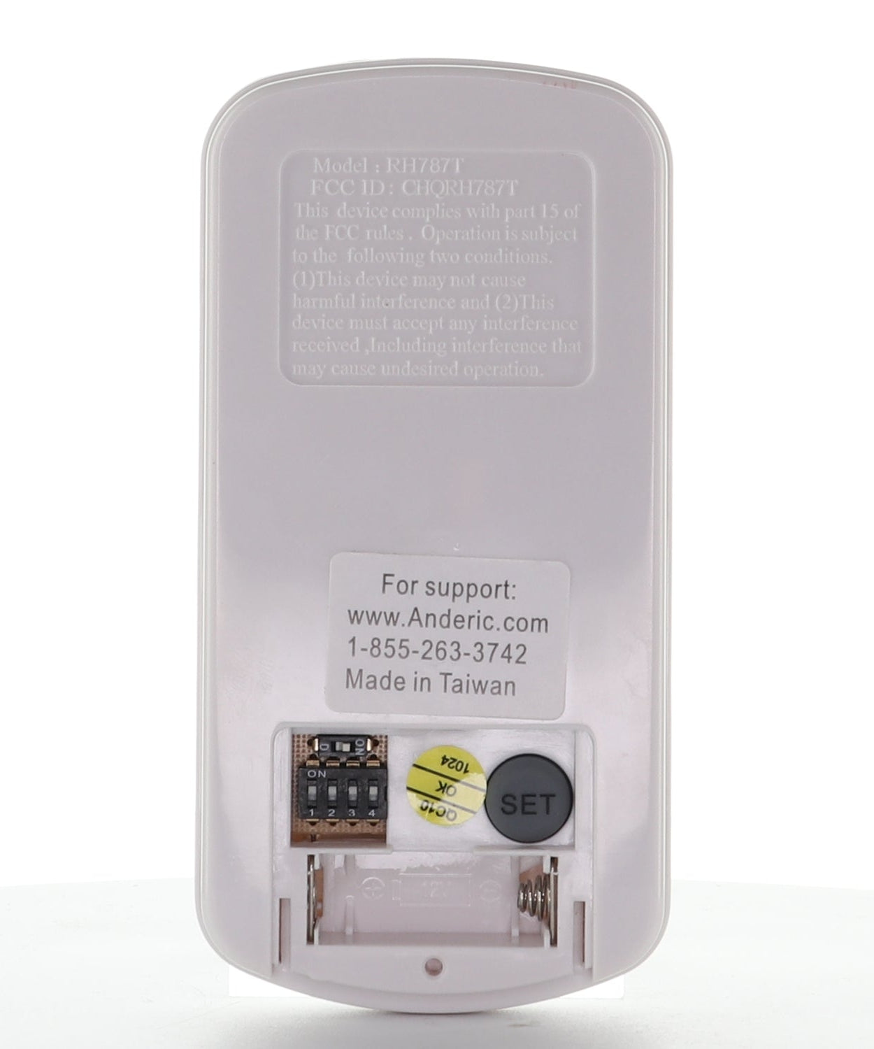 Anderic RR787T Replacement Ceiling Fan Remote Control for Casablanca DC Fans with 6-Speeds | TR29 | RH787T | UC787T | CHQRH787T