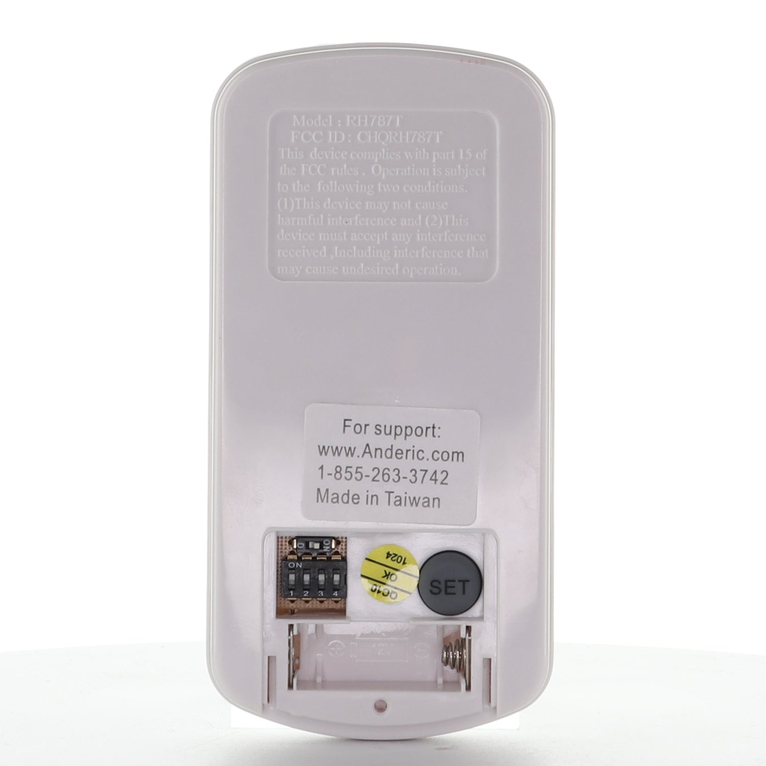 Anderic RR787T Replacement Ceiling Fan Remote Control for Casablanca DC Fans with 6-Speeds | TR29 | RH787T | UC787T | CHQRH787T