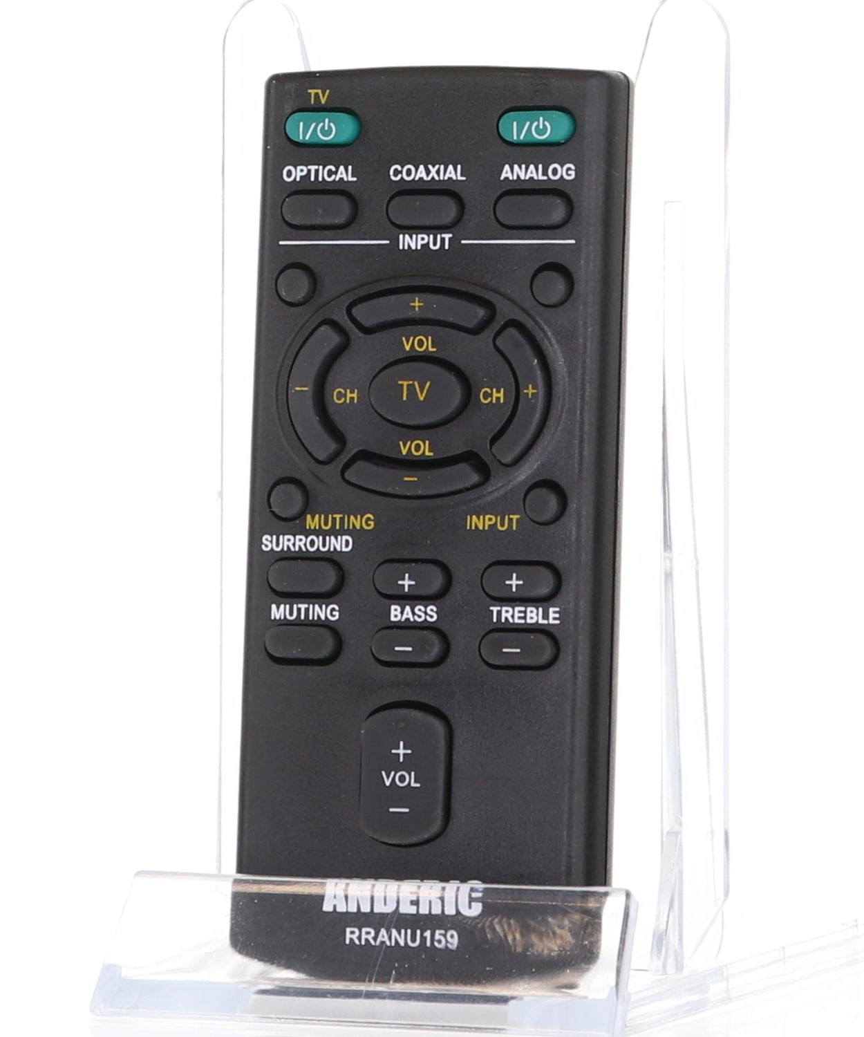 Anderic RRANU159 Replacement Remote Control for Sony Sound Bar RM-ANU159, RM-ANU160, RMT-AH101U, RMT-AH101U, RM-ANU191, and Others