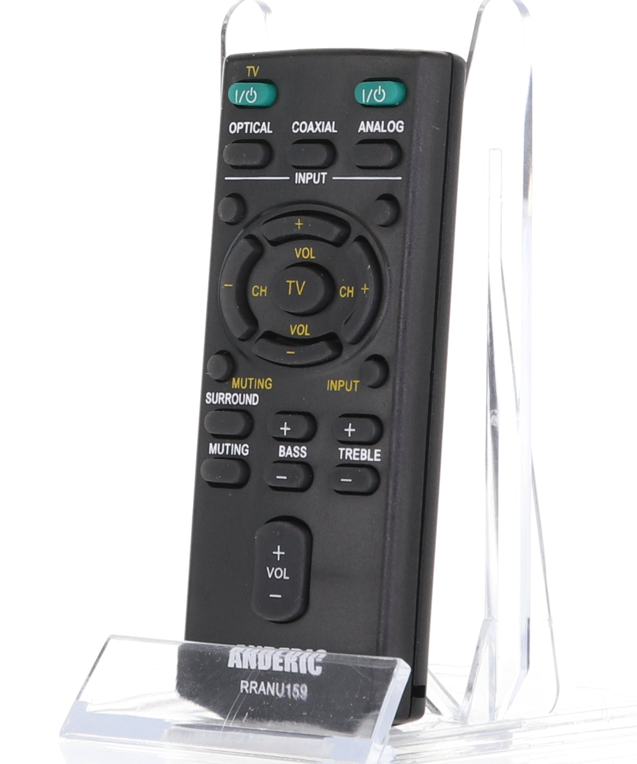 Anderic RRANU159 Replacement Remote Control for Sony Sound Bar RM-ANU159, RM-ANU160, RMT-AH101U, RMT-AH101U, RM-ANU191, and Others