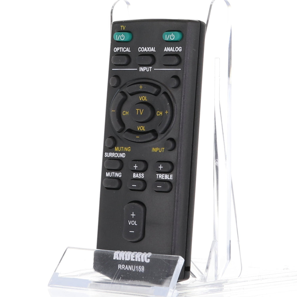 Anderic RRANU159 Replacement Remote Control for Sony Sound Bar RM-ANU159, RM-ANU160, RMT-AH101U, RMT-AH101U, RM-ANU191, and Others