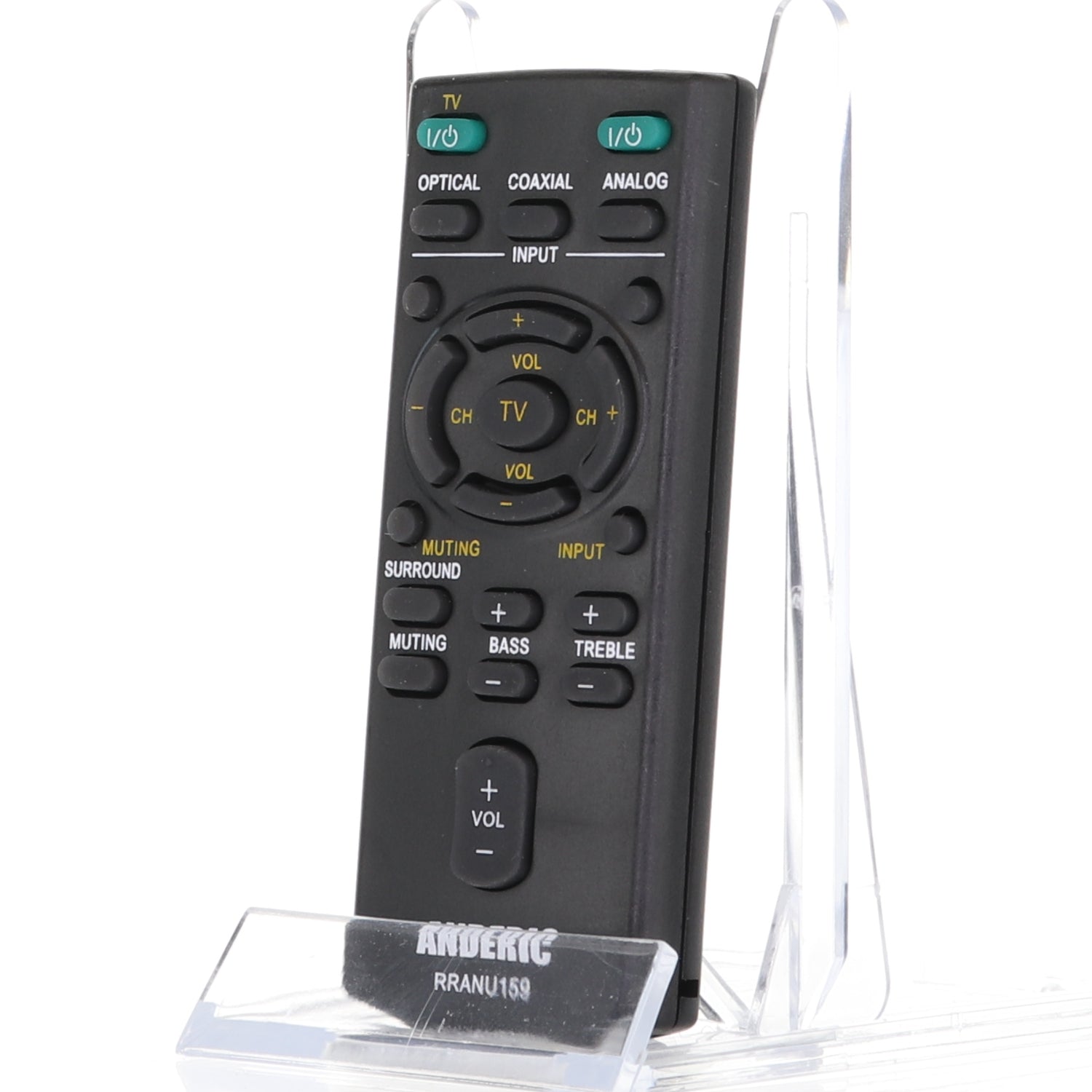 Anderic RRANU159 Replacement Remote Control for Sony Sound Bar RM-ANU159, RM-ANU160, RMT-AH101U, RMT-AH101U, RM-ANU191, and Others