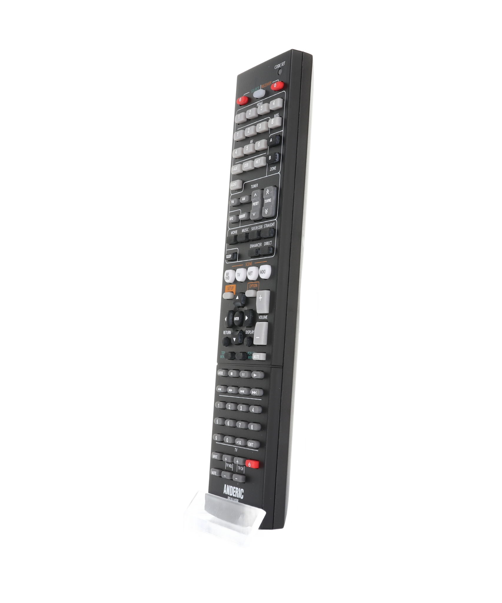 Anderic RRAV498 Replacement Receiver Remote Control for Yamaha RAV498 and Others