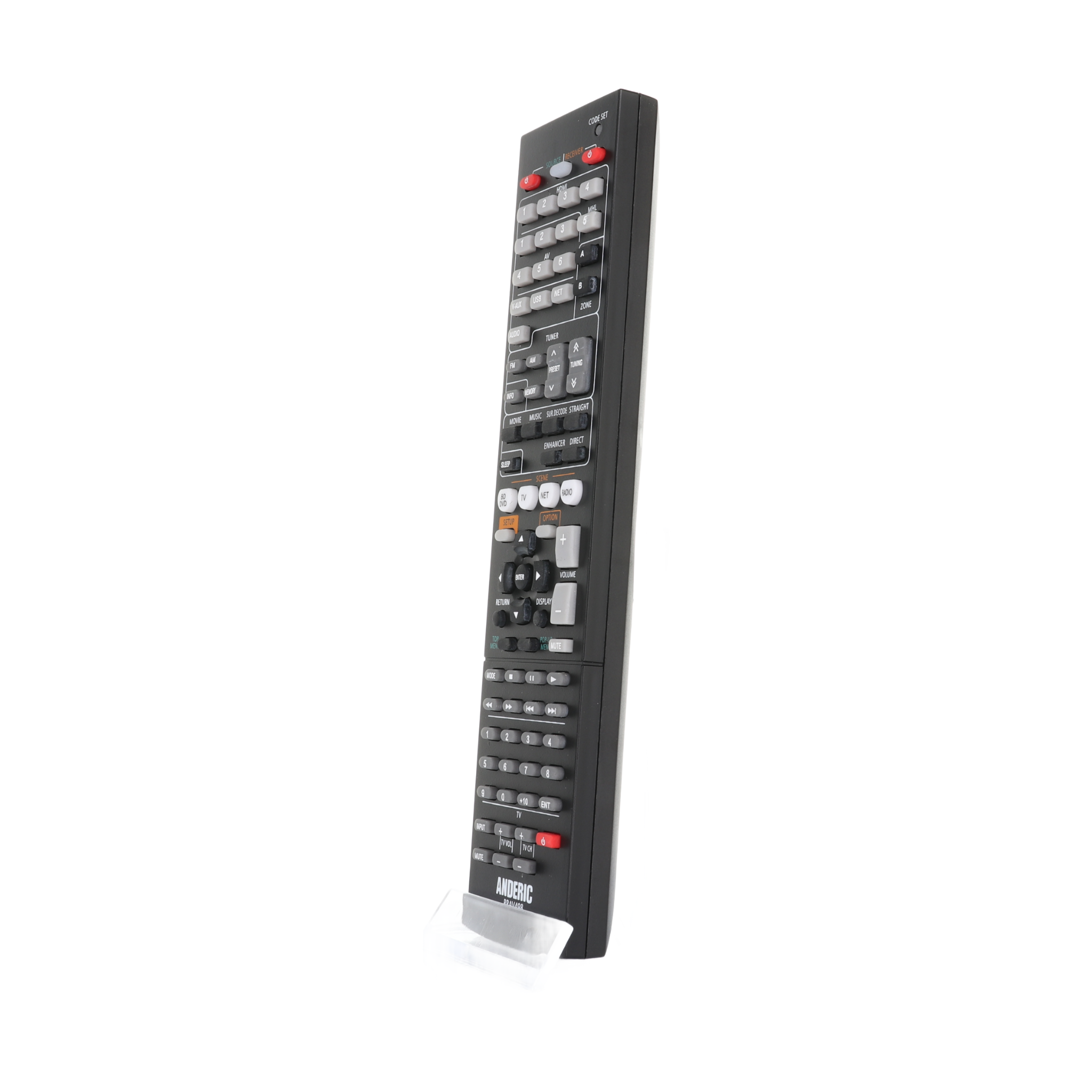 Anderic RRAV498 Replacement Receiver Remote Control for Yamaha RAV498 and Others