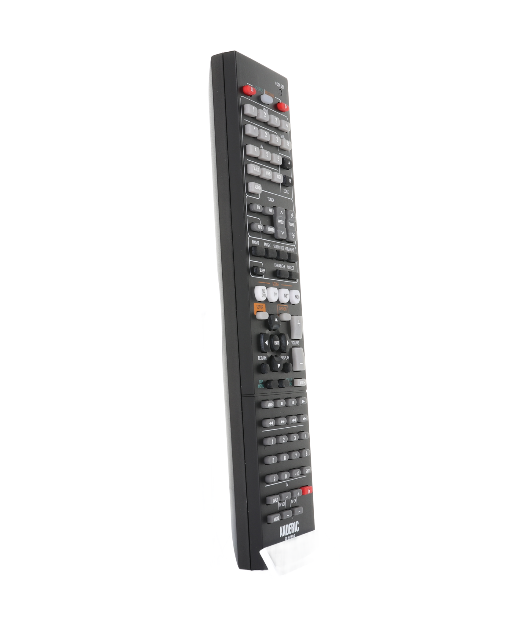Anderic RRAV498 Replacement Receiver Remote Control for Yamaha RAV498 and Others