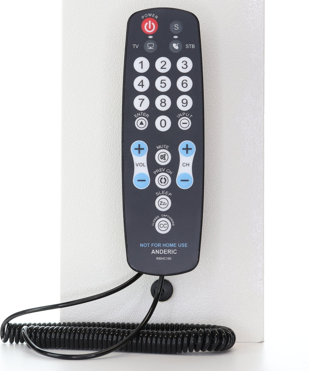 Anderic CBL01 Universal Coiled Security Cable Tether for Compatible Anderic Remote Controls and Small Handheld Tools