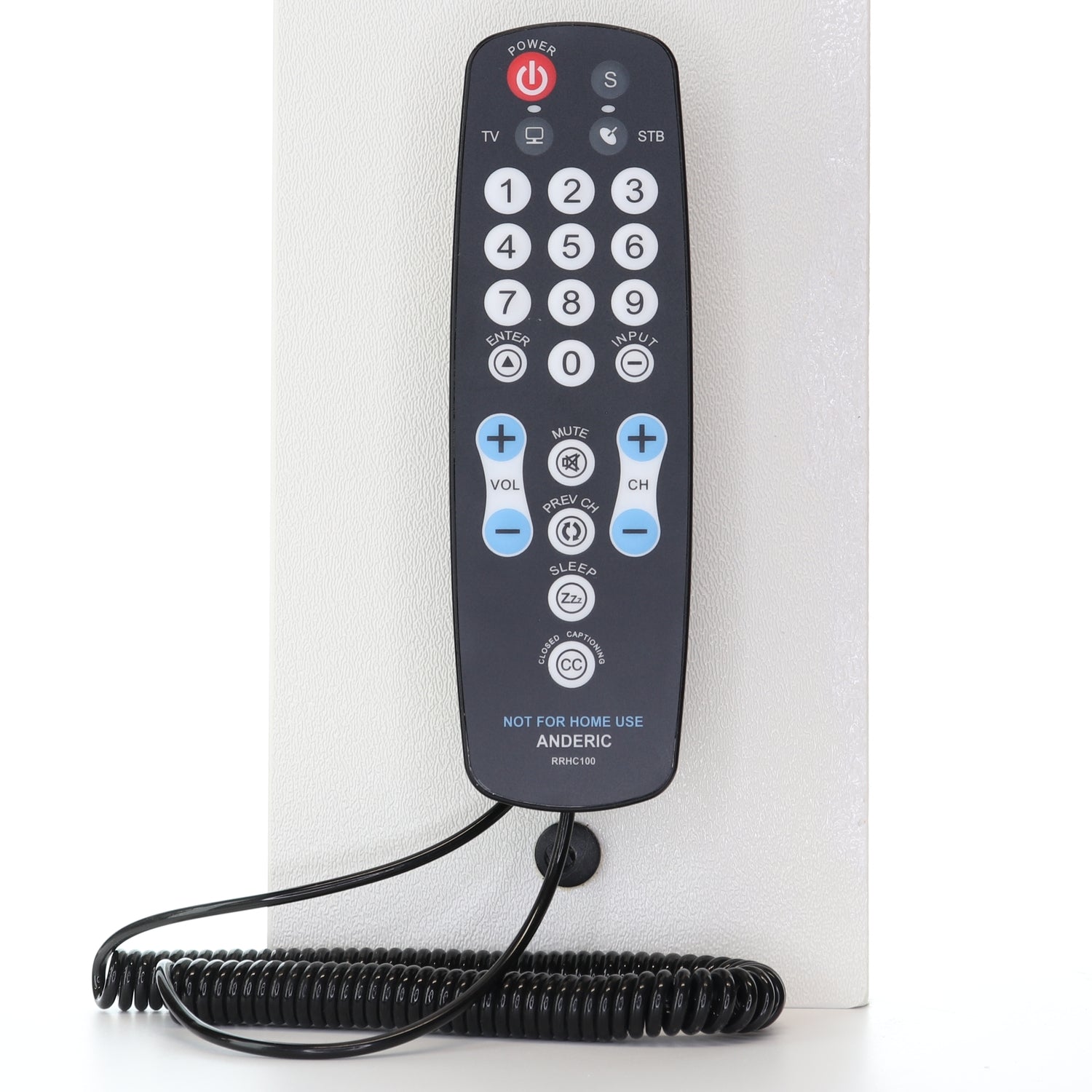 Anderic CBL01 Universal Coiled Security Cable Tether for Compatible Anderic Remote Controls and Small Handheld Tools