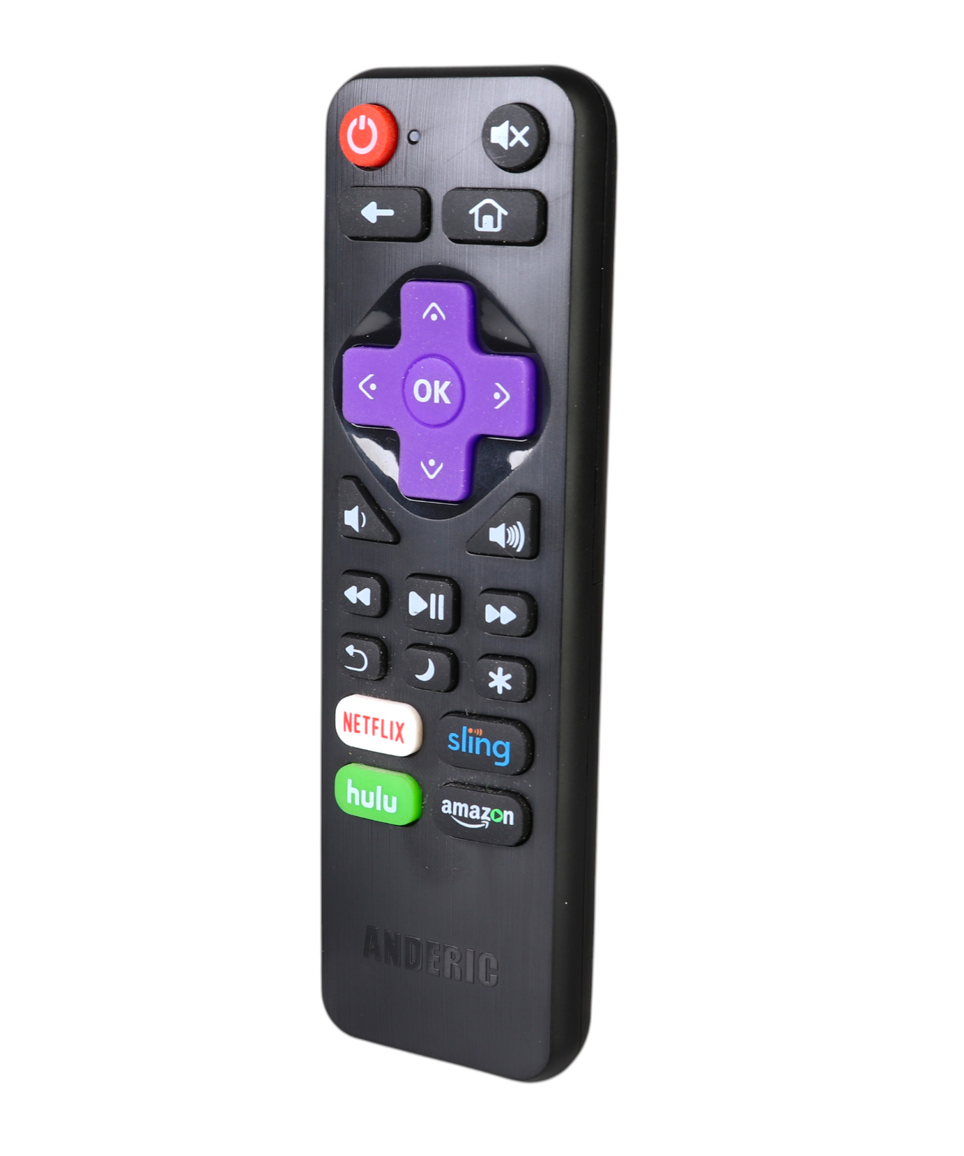 Anderic RRLC18 Replacement TV Remote Control for Sharp, Hisense, Proscan RokuOS TV's | No programming