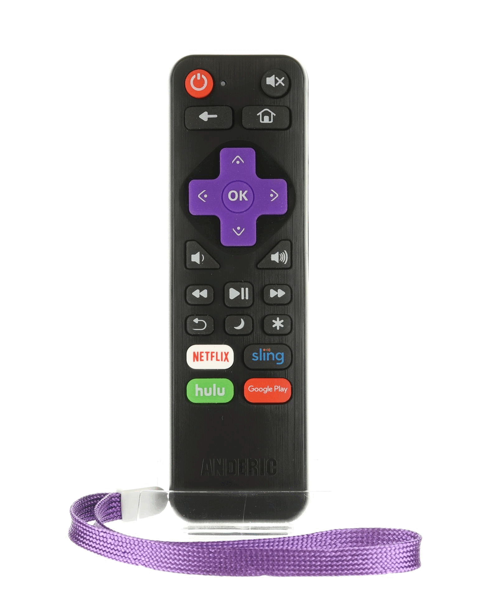 Anderic RRNS17 Replacement Remote Control for Insignia Roku-Enabled TVs (2016-2019) | No Programming Required