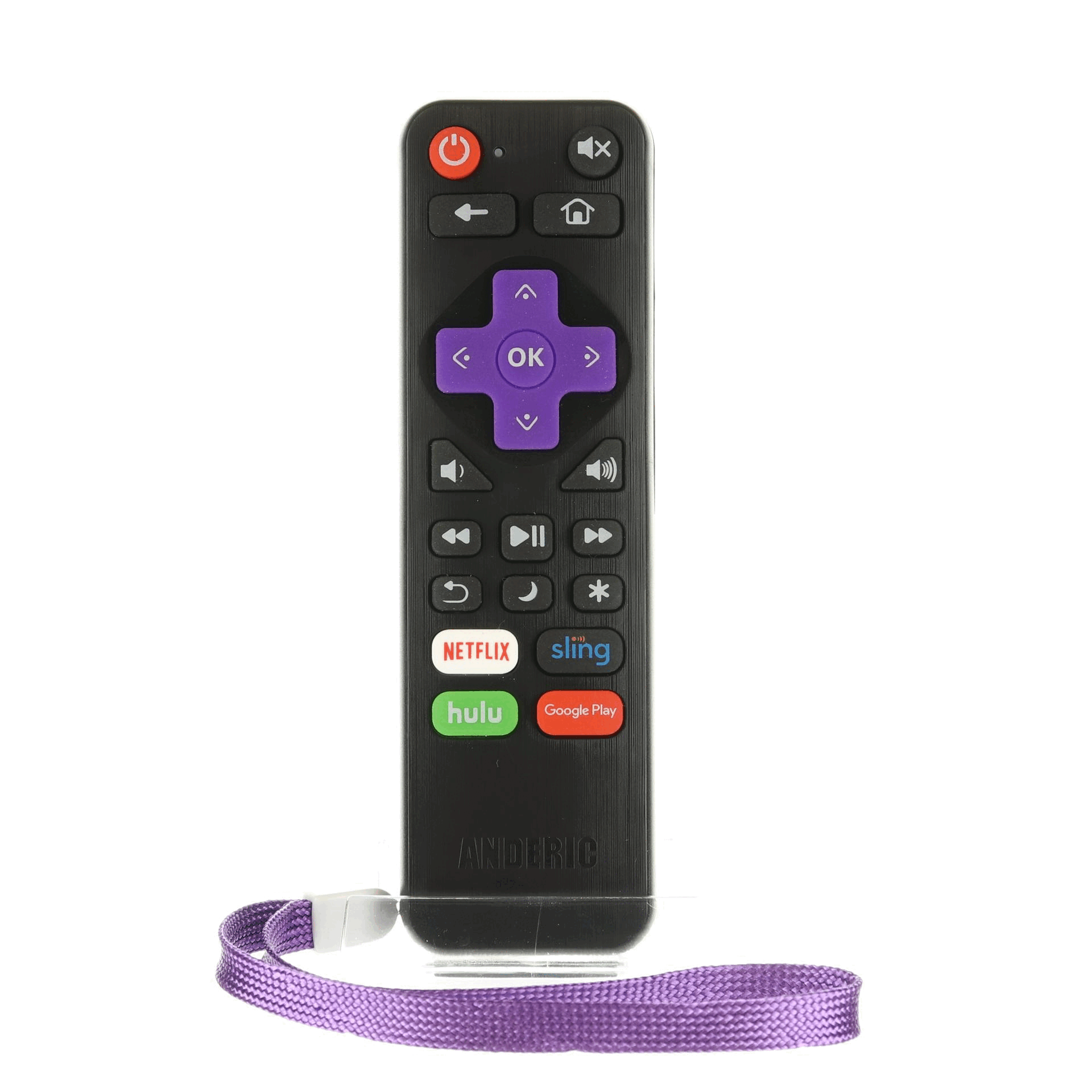 Anderic RRNS17 Replacement Remote Control for Insignia Roku-Enabled TVs (2016-2019) | No Programming Required