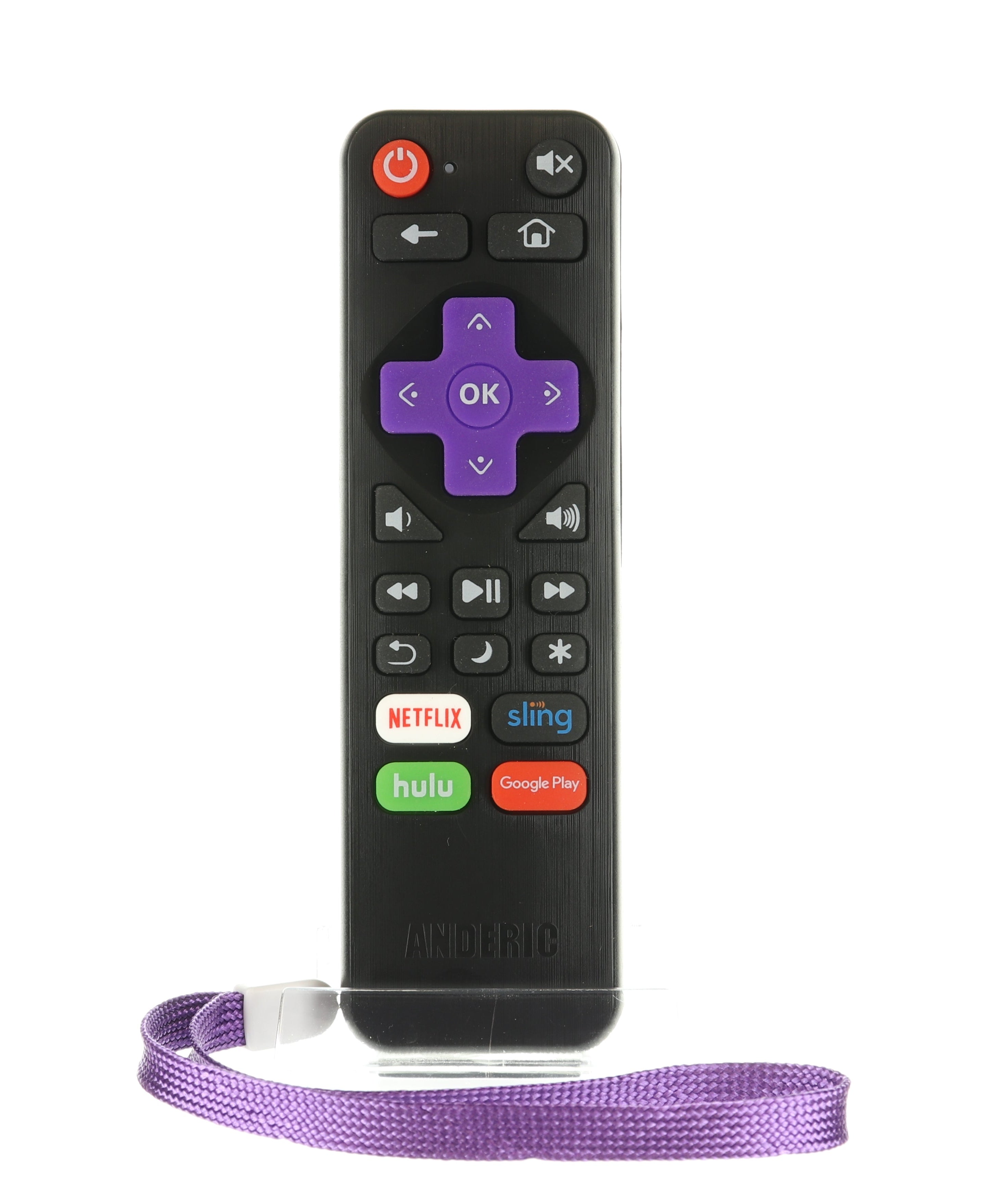 Anderic RRNS17 Replacement Remote Control for Insignia Roku-Enabled TVs (2016-2019) | No Programming Required