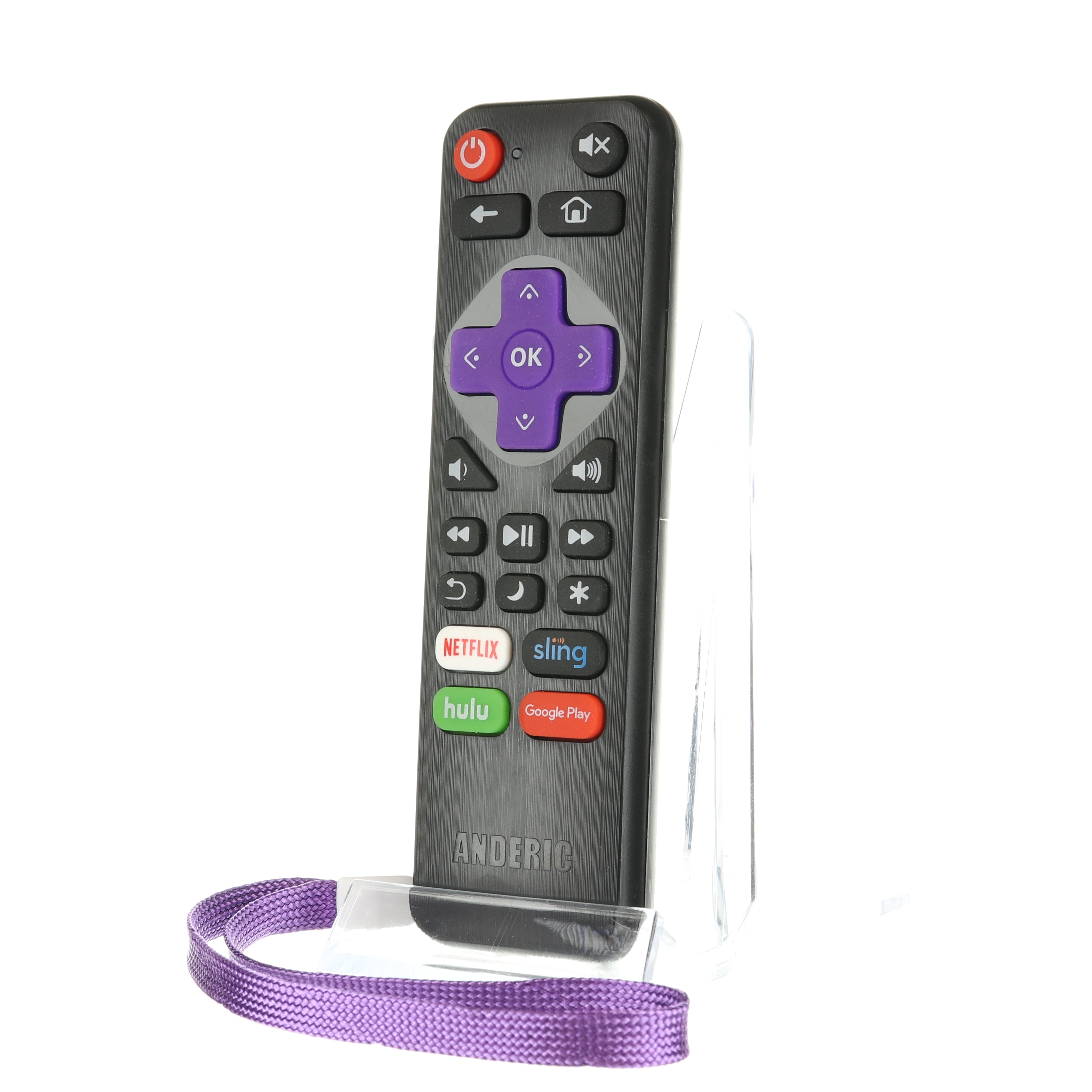Anderic RRNS17 Replacement Remote Control for Insignia Roku-Enabled TVs (2016-2019) | No Programming Required