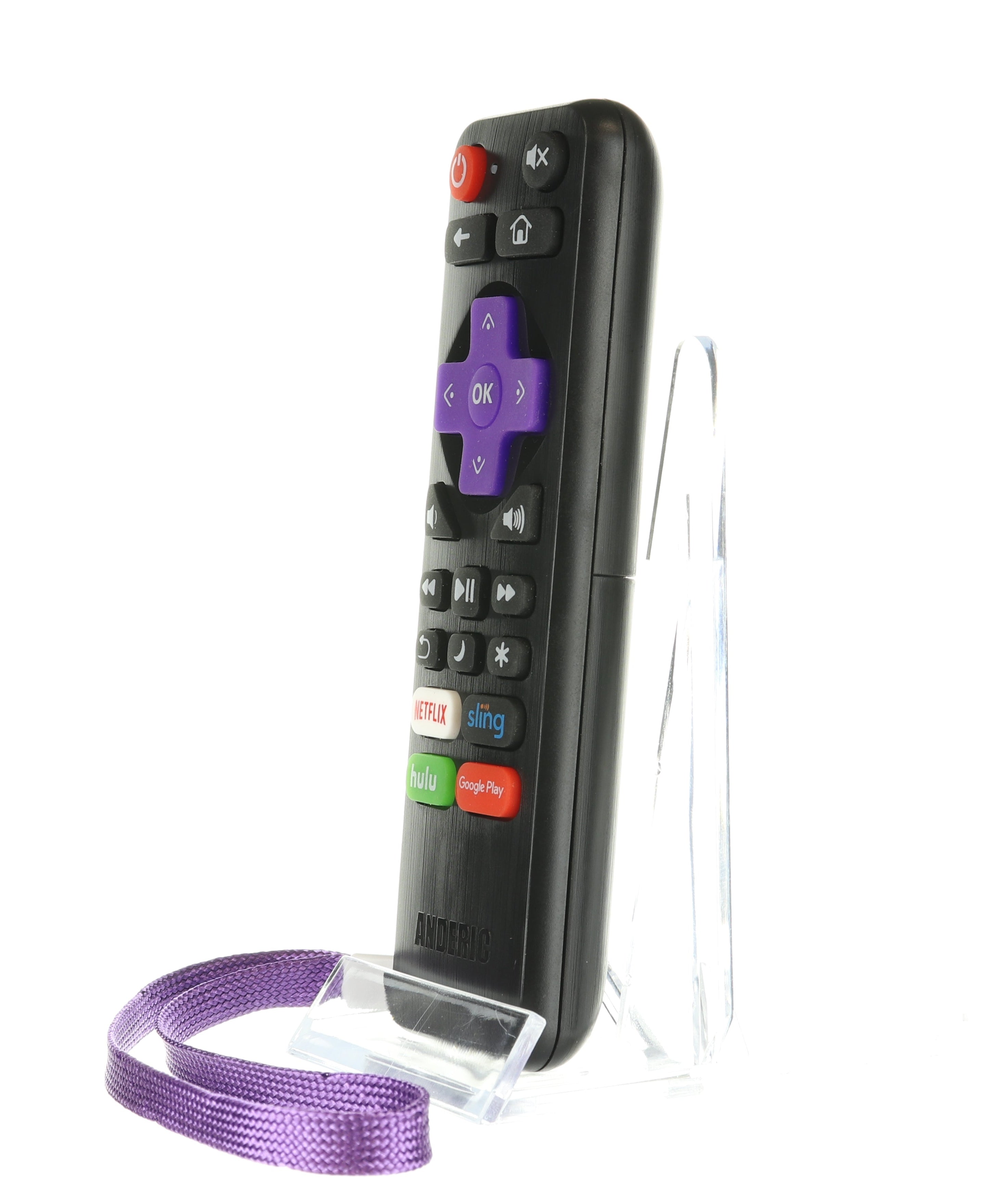 Anderic RRNS17 Replacement Remote Control for Insignia Roku-Enabled TVs (2016-2019) | No Programming Required