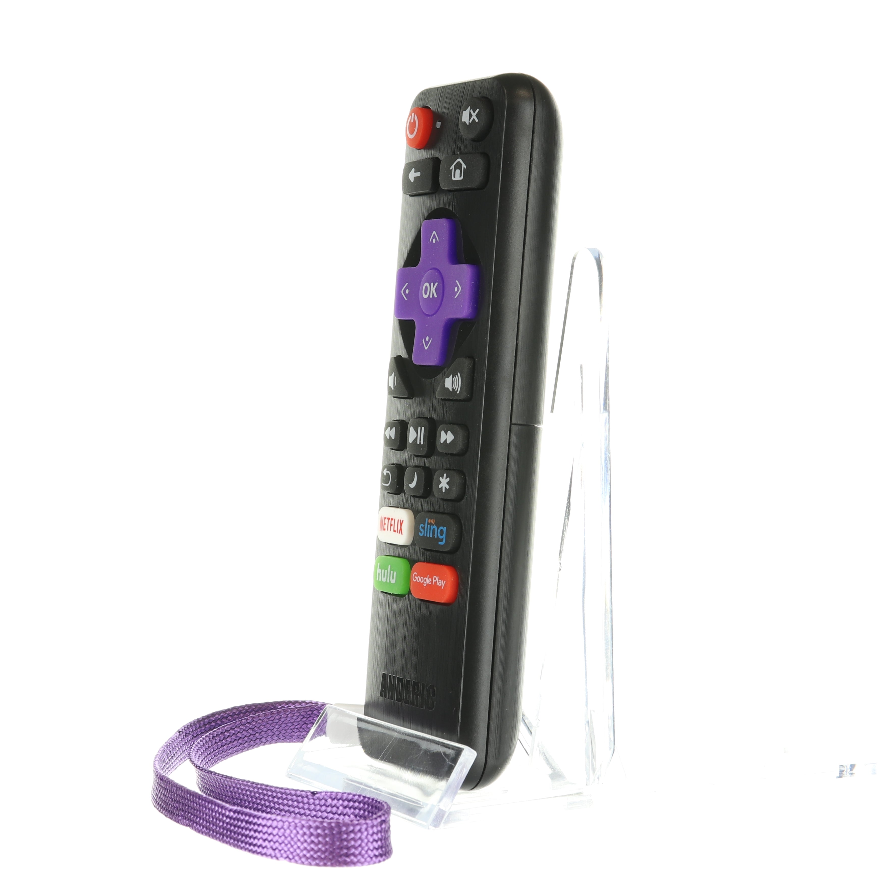 Anderic RRNS17 Replacement Remote Control for Insignia Roku-Enabled TVs (2016-2019) | No Programming Required
