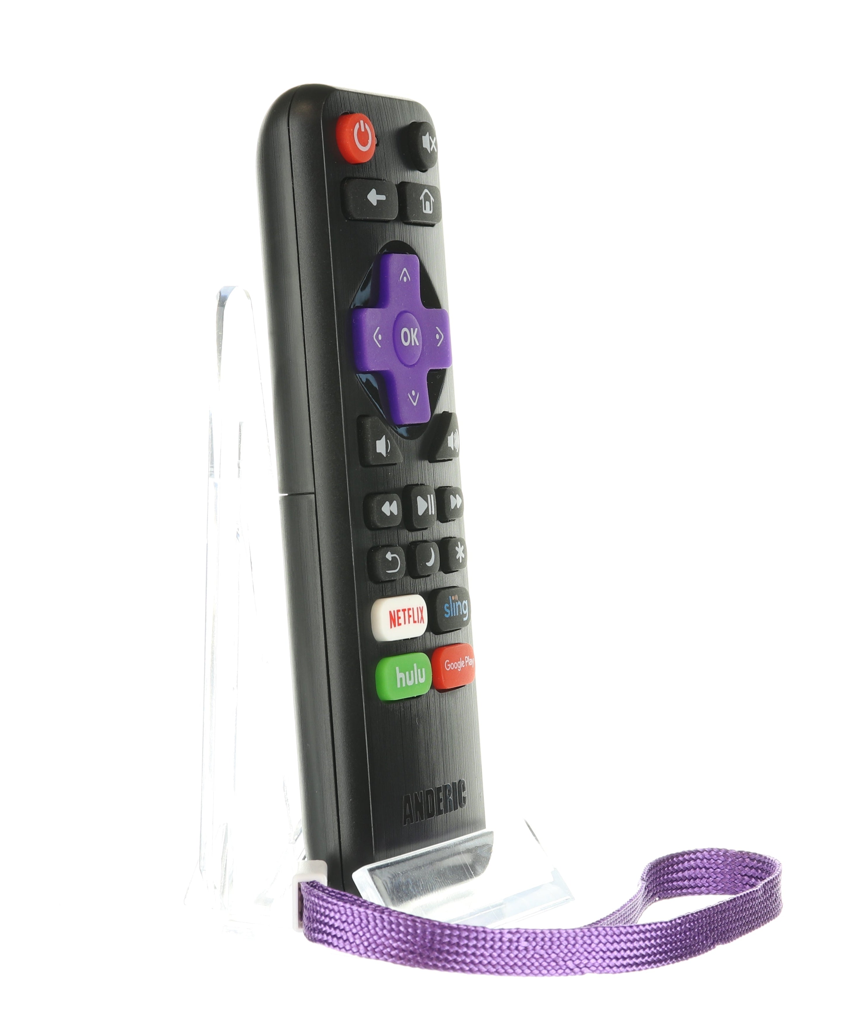 Anderic RRNS17 Replacement Remote Control for Insignia Roku-Enabled TVs (2016-2019) | No Programming Required