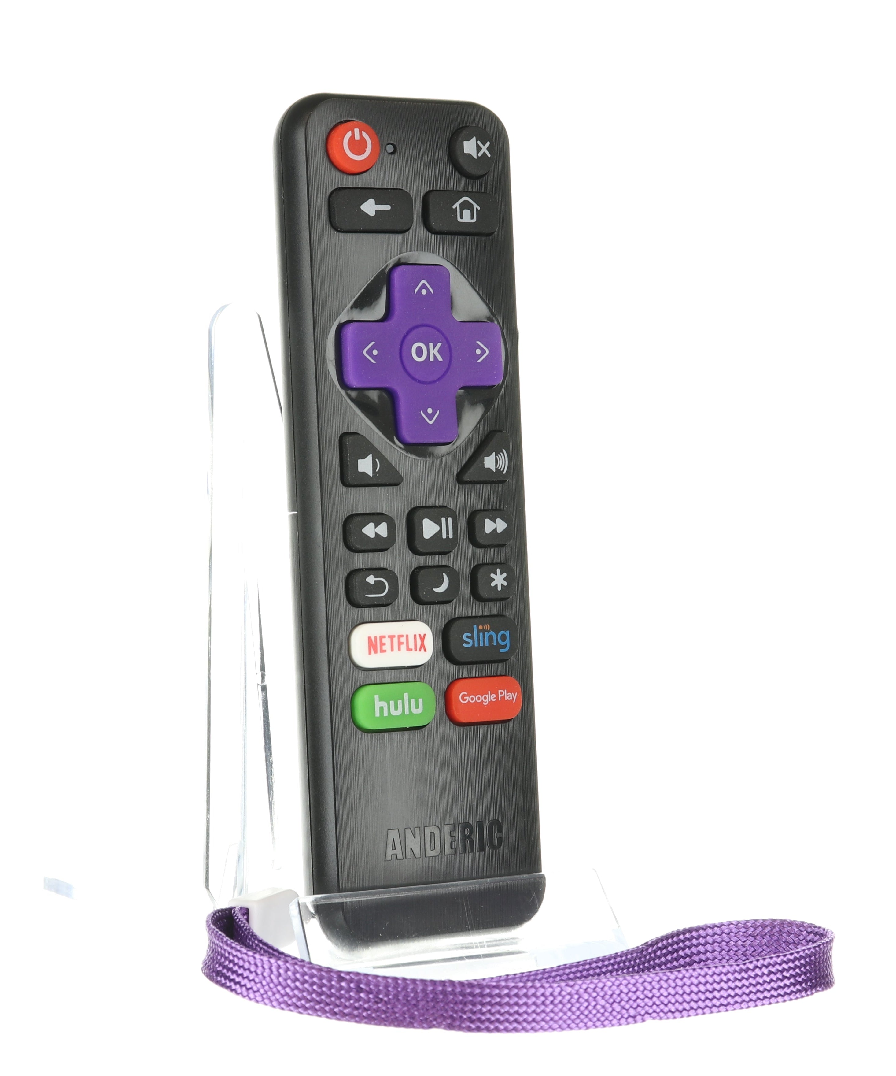 Anderic RRNS17 Replacement Remote Control for Insignia Roku-Enabled TVs (2016-2019) | No Programming Required