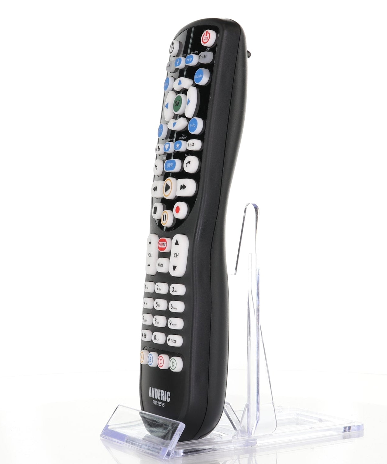 Anderic RRP265V5 Replacement 2-Device Universal Remote Control for Verizon FiOS Cable - P265v5