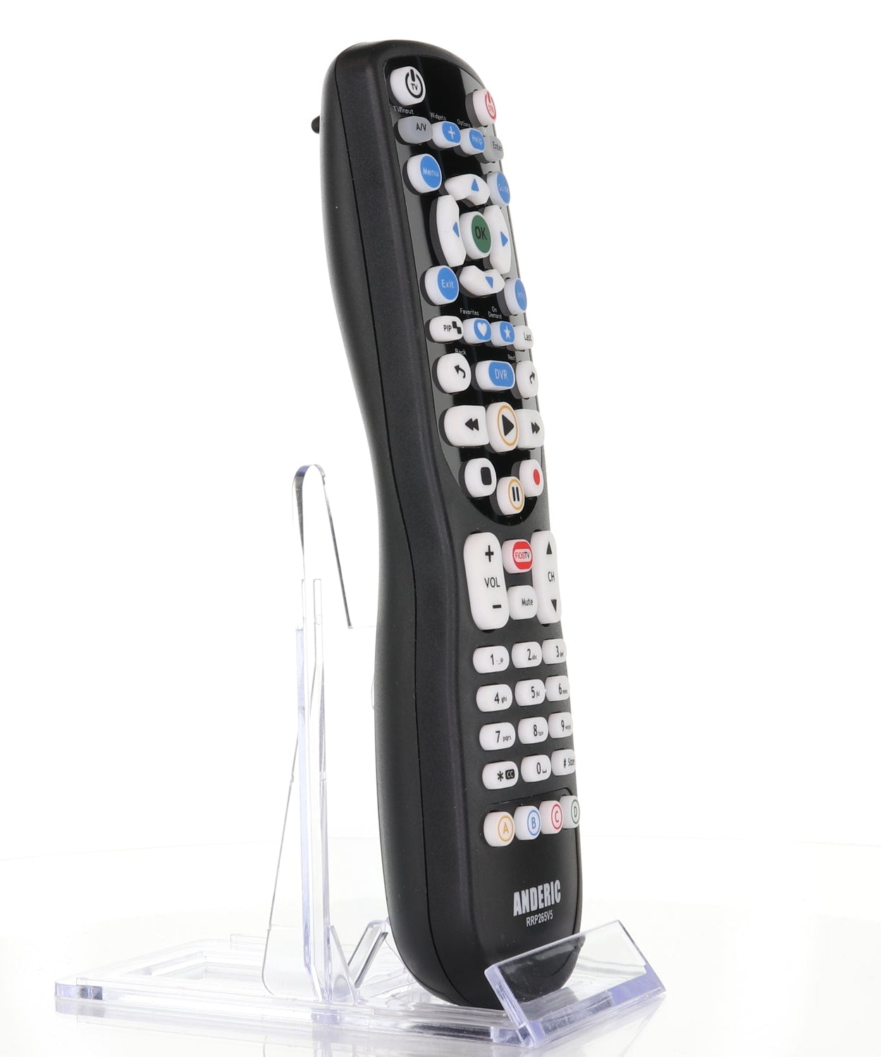 Anderic RRP265V5 Replacement 2-Device Universal Remote Control for Verizon FiOS Cable - P265v5