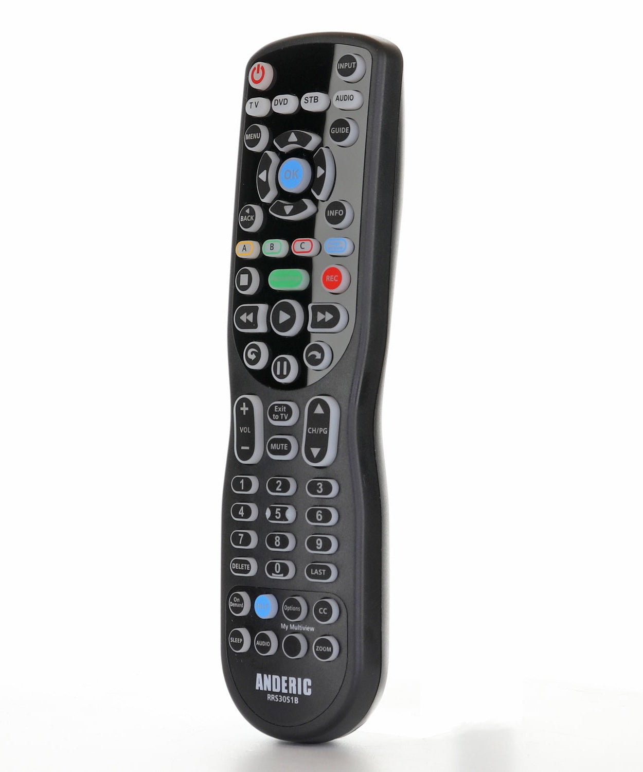 Anderic RRS30S1B 4-device Universal Remote Control for AT&T U-VERSE Cable Set top boxes with Learning | S30-S1A, 5601BC0001R, S30-S1B