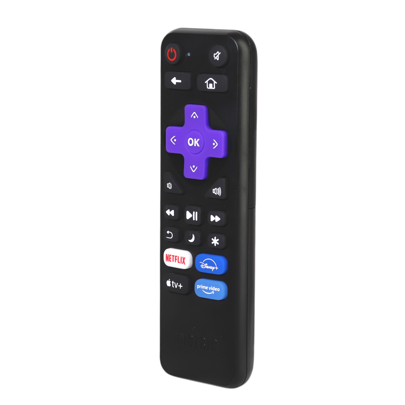 Anderic RRLF26 (No Programming Needed) Replacement Remote Control for most Roku TVs such as ONN, Hisense, Philips, TCL, Hiro
