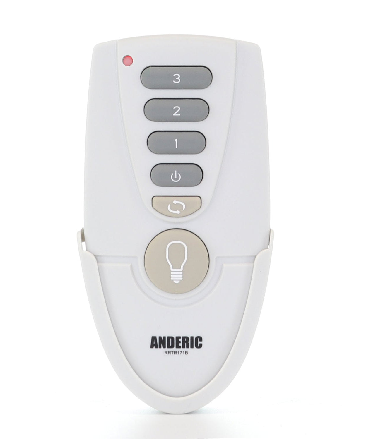 Anderic RRTR171B Replacement Ceiling Fan Remote Control for TR171B, KUJCE10205 - White
