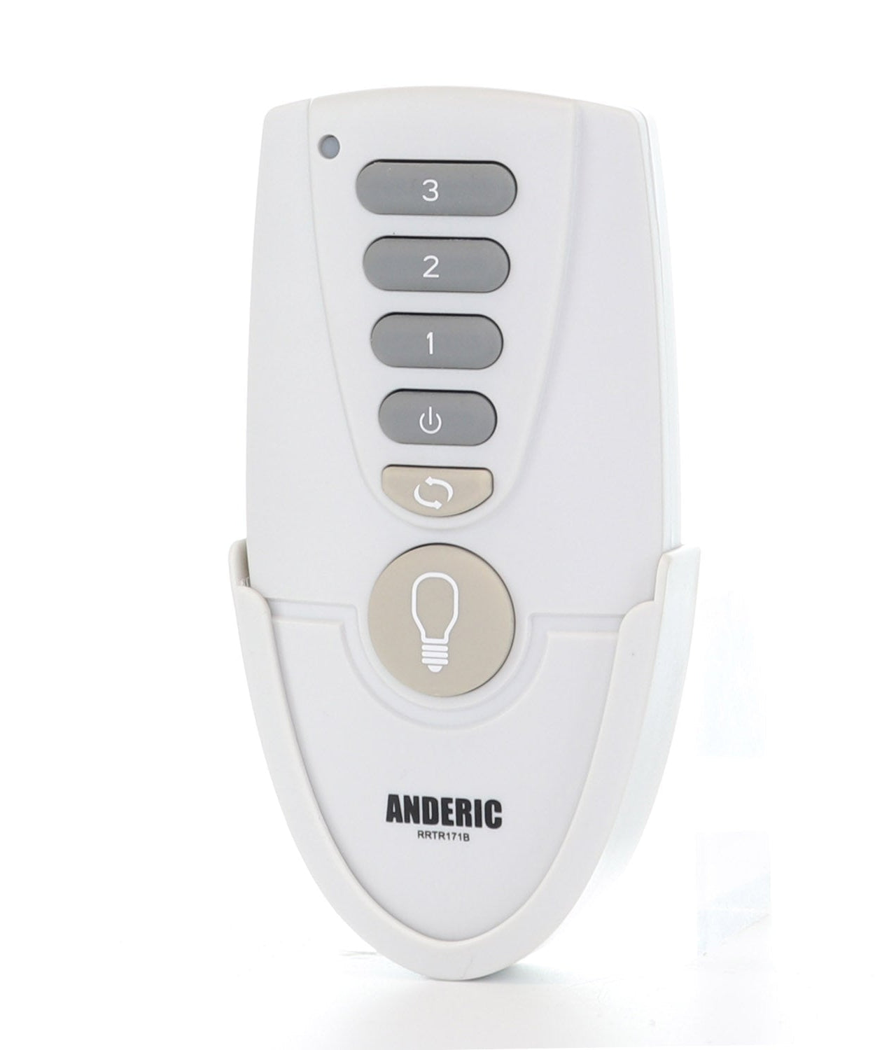 Anderic RRTR171B Replacement Ceiling Fan Remote Control for TR171B, KUJCE10205 - White
