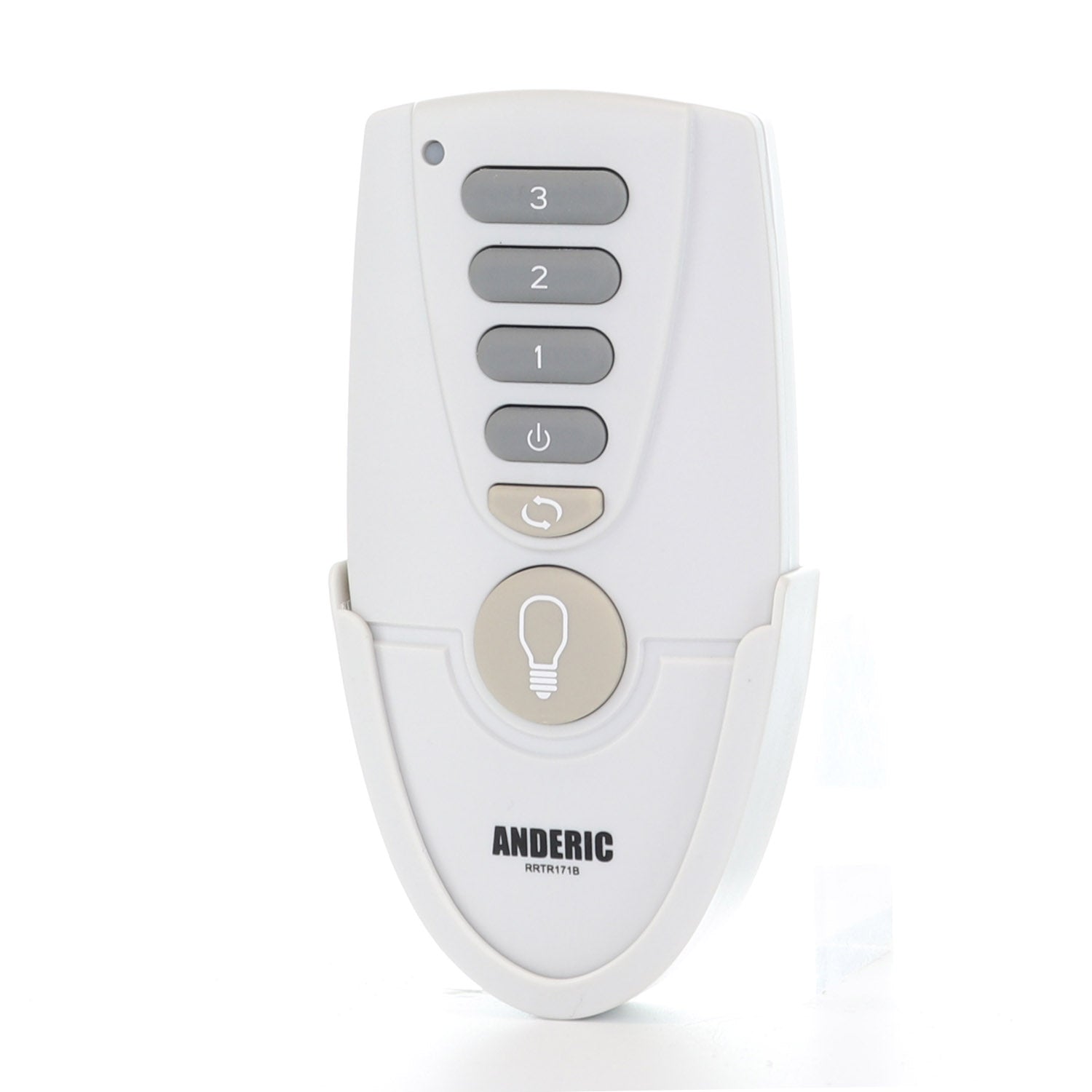 Anderic RRTR171B Replacement Ceiling Fan Remote Control for TR171B, KUJCE10205 - White