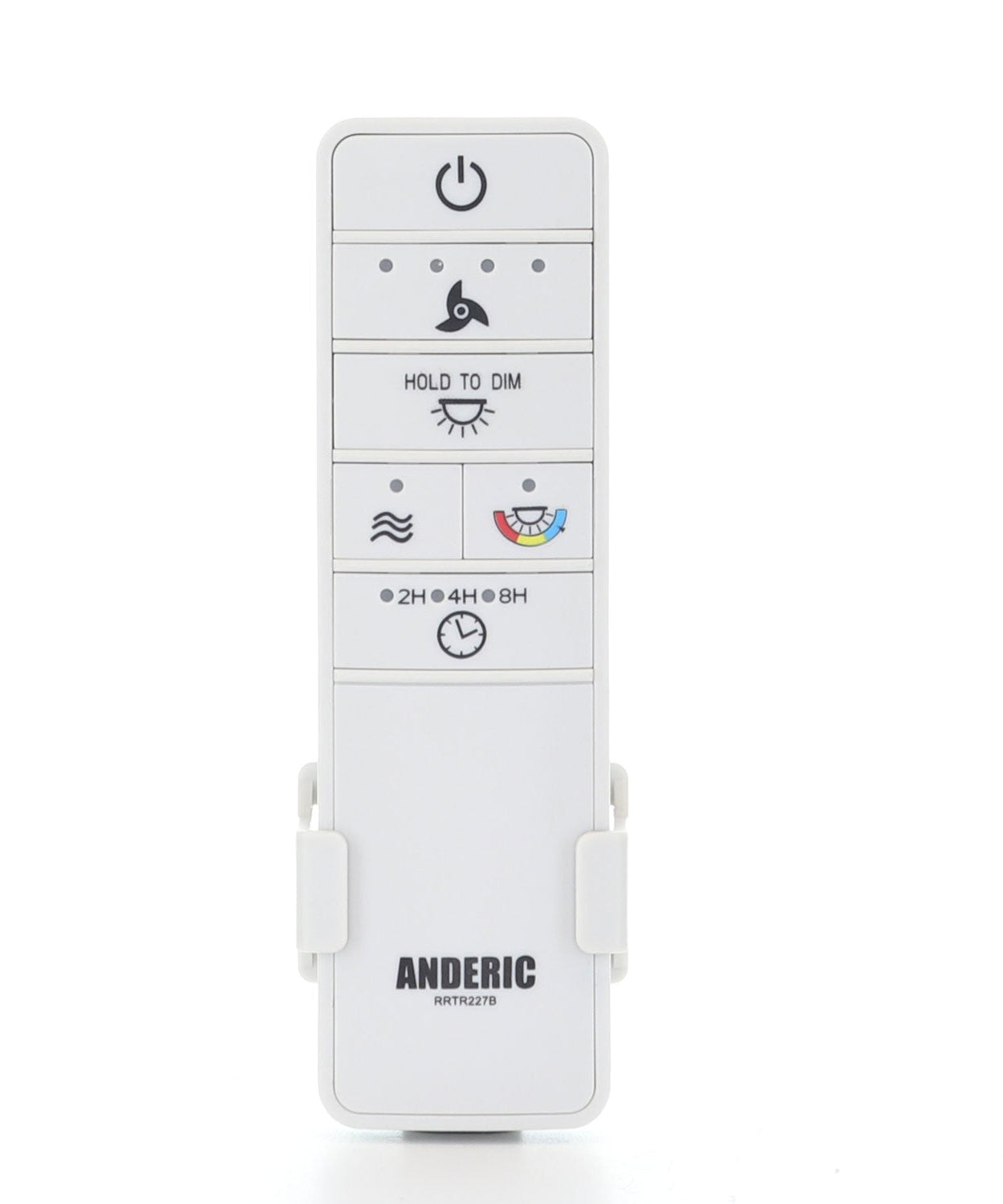 Anderic RRTR227B Ceiling Fan Remote Control for Hampton Bay Hubspace TR227B, 2AQZU-18015 - White