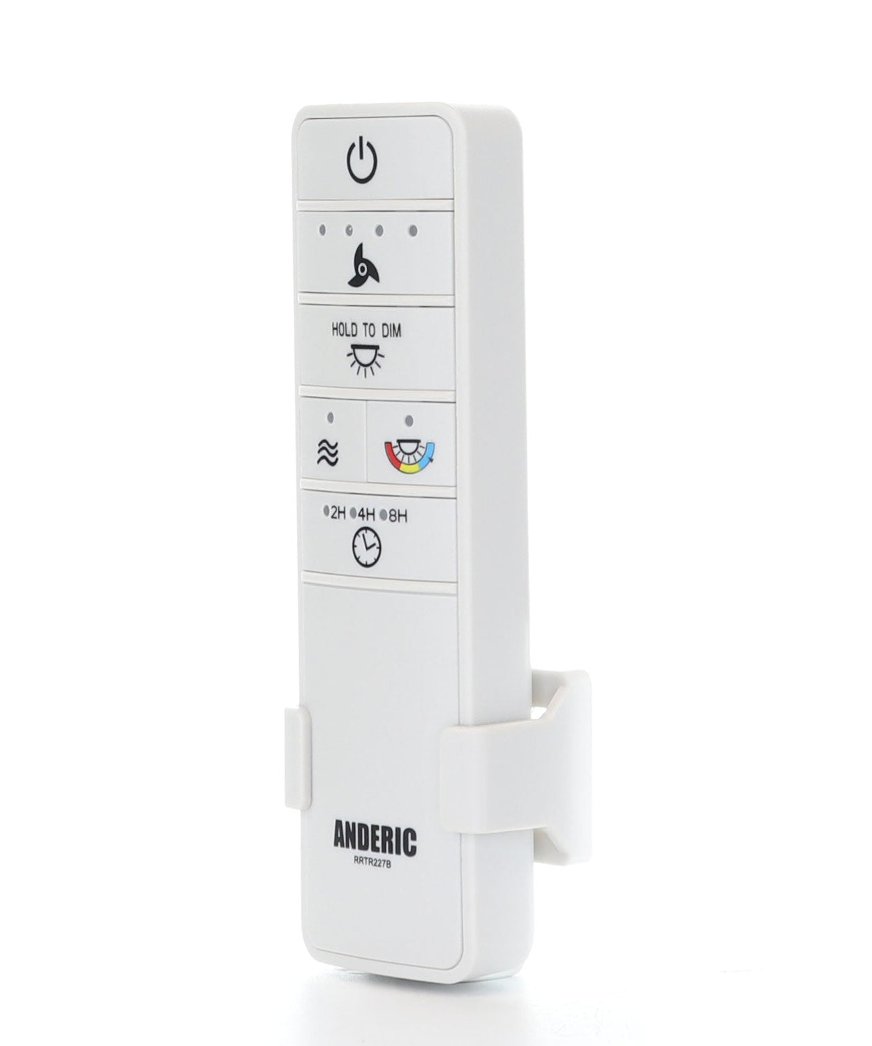 Anderic RRTR227B Ceiling Fan Remote Control for Hampton Bay Hubspace TR227B, 2AQZU-18015 - White