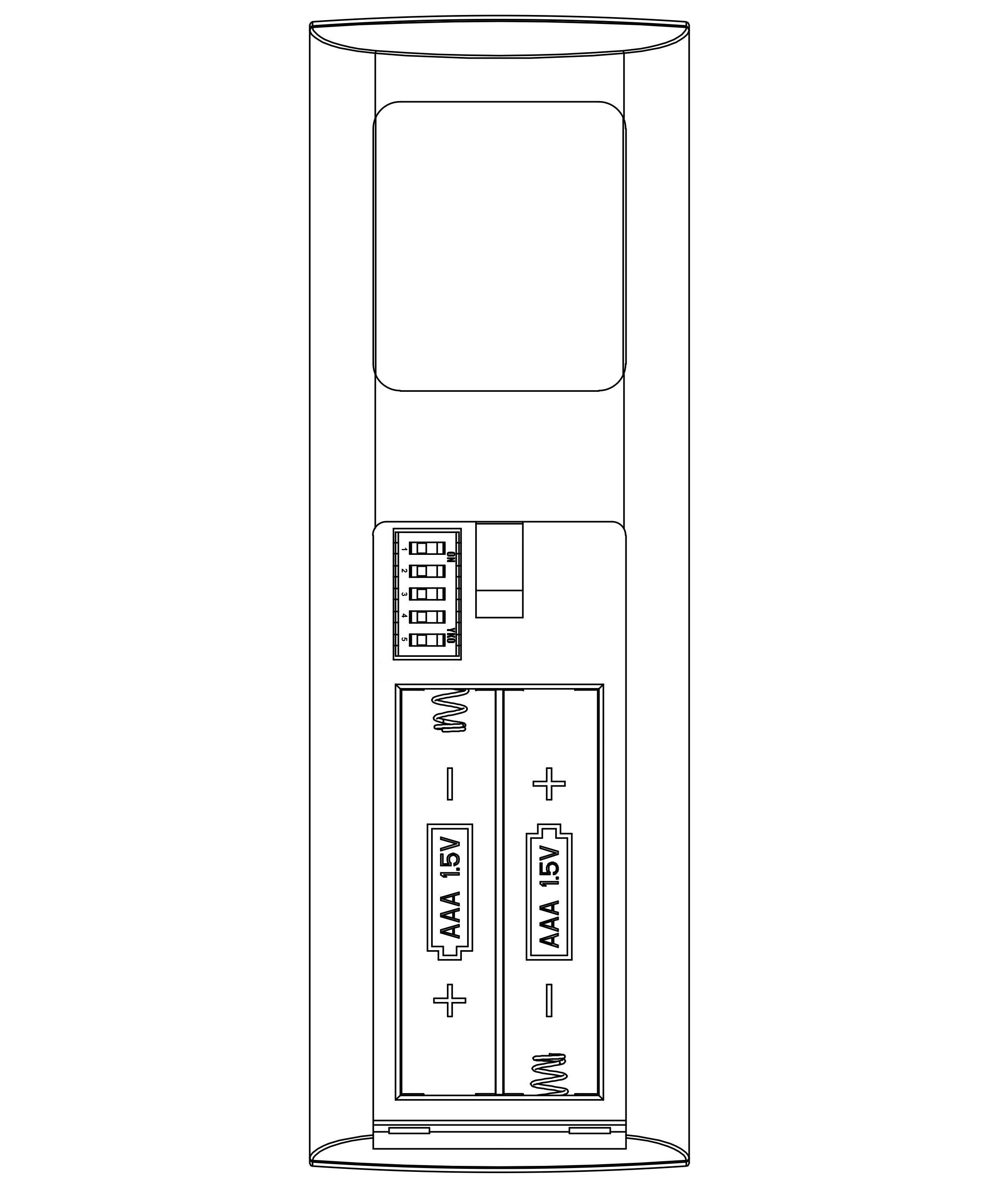 Anderic RRTX028CS Replacement Ceiling Fan Remote Control for Hampton Bay and Home Decorators Collection - TX028C-S
