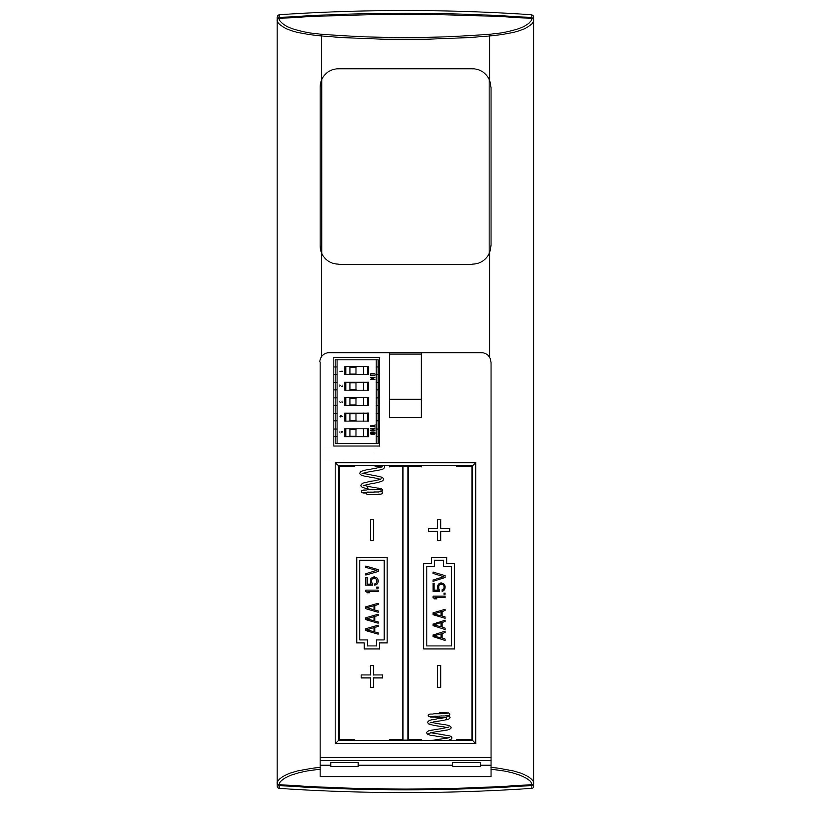 Anderic RRTX028CS Replacement Ceiling Fan Remote Control for Hampton Bay and Home Decorators Collection - TX028C-S