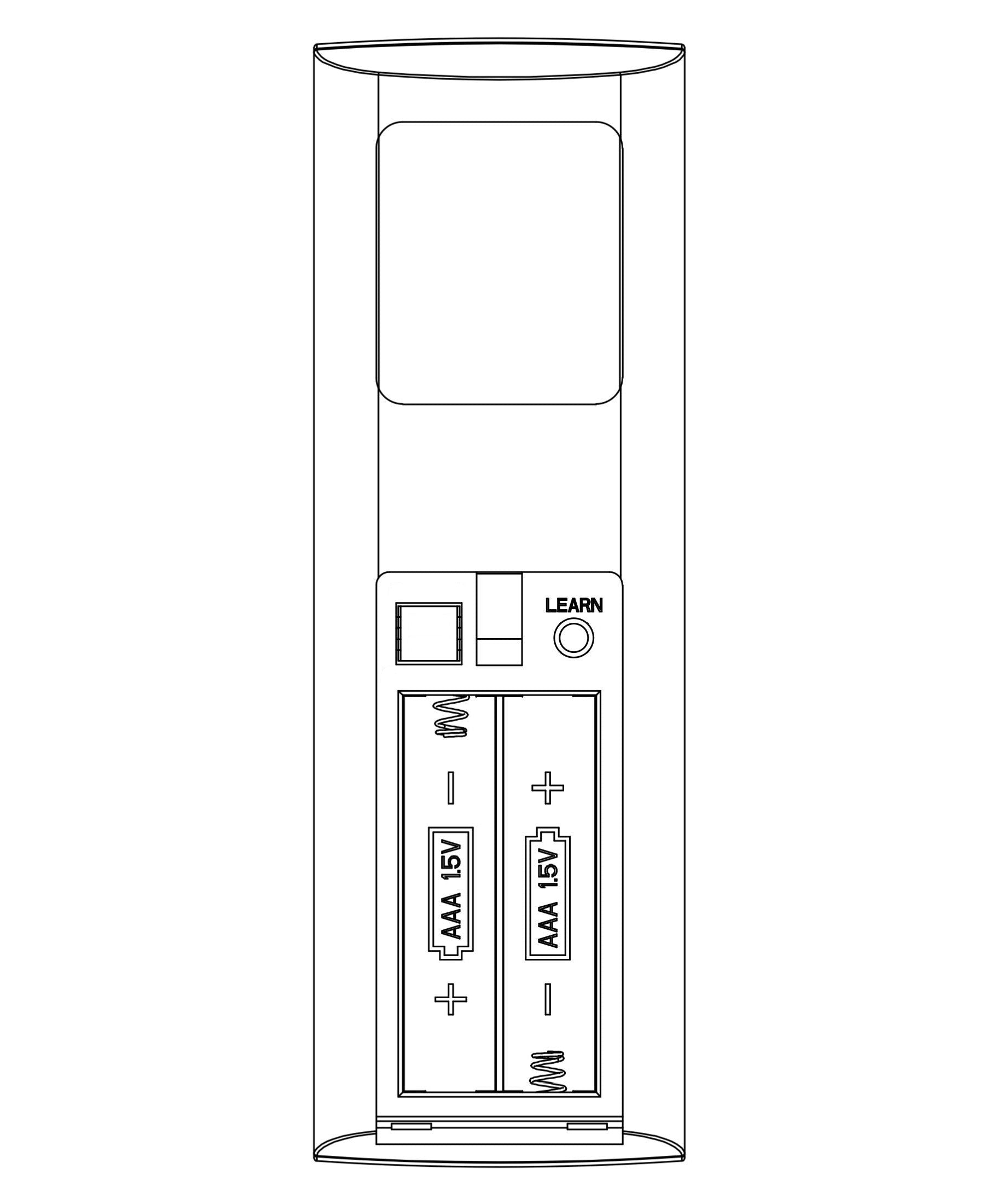 Anderic RRTX045LR Replacement Ceiling Fan Remote Control for Home Decorators Collection A25-TX045-LR